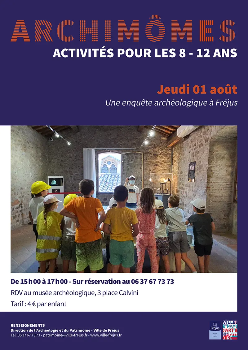 ArchiMômes : Une enquête archéologique à Fréjus
