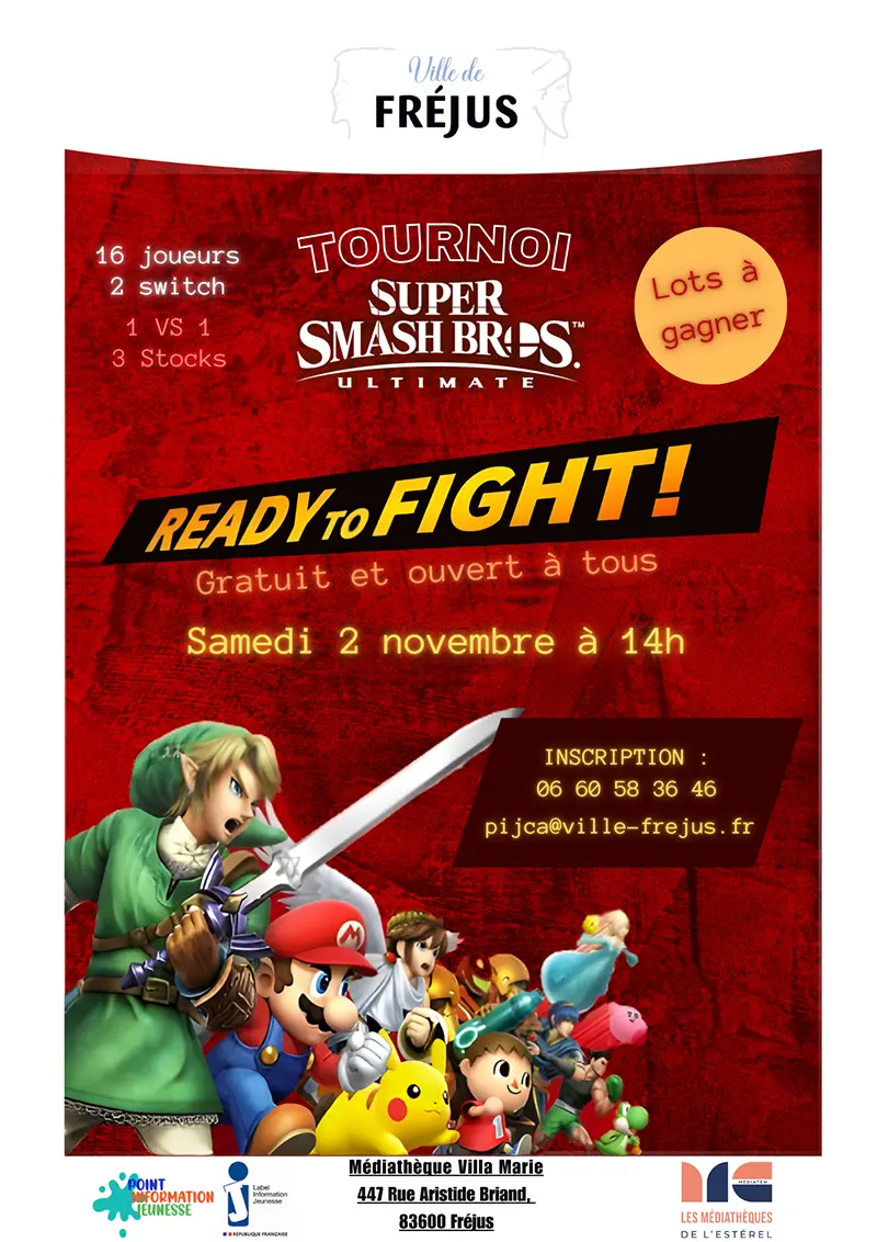 Affiche du tournoi Super Smash Bros Ultimate