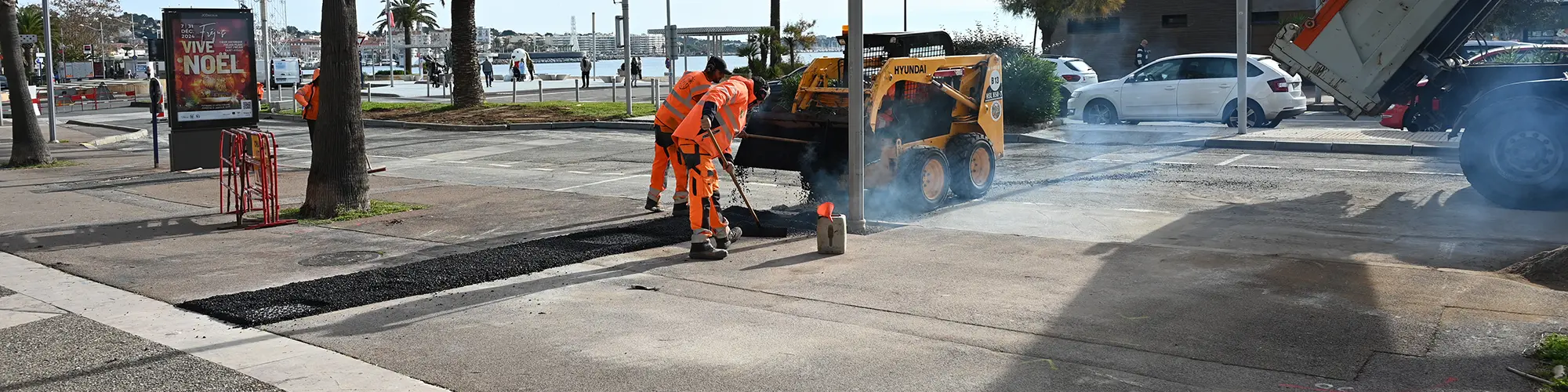 Image d'illustration : Travaux préparatoires pour la Promenade des Bains