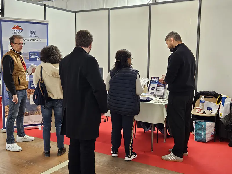 Visite des stands